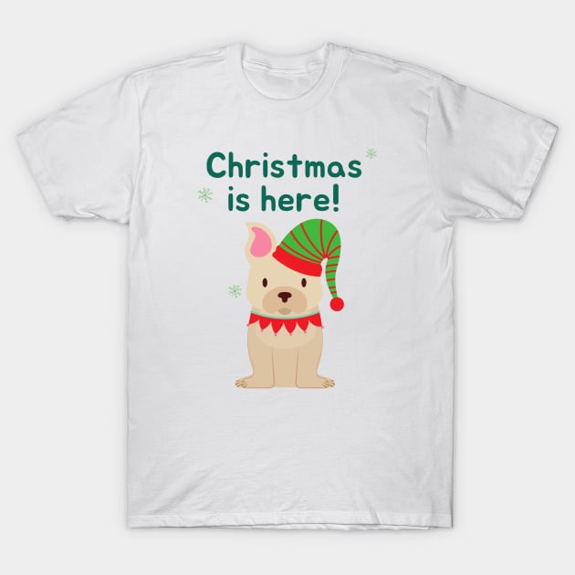 Dog Merry Xmas Funny Gift T-Shirt by François Belchior